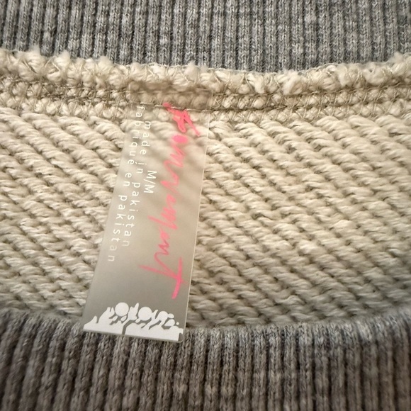 FP Movement by Free People Start Up Pullover Sweatshirt EUC Gray - Picture 2 of 4